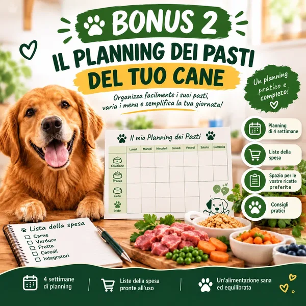 Bonus 2 — Il Planning dei Pasti